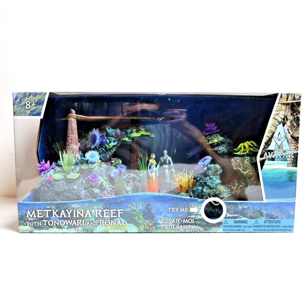 Avatar World of Pandora: Metkayina Reef with Tonowari and Ronal Figures